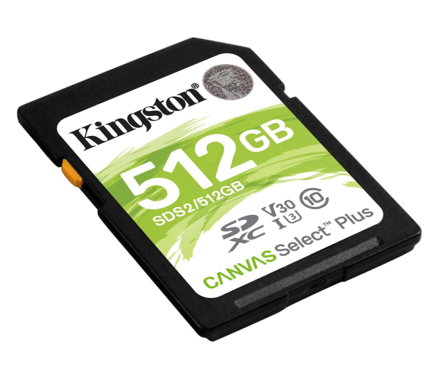 KINGSTON SD Canvas Select Plus 512GB, 100/85 MB/s - 529855 - zdjęcie 2
